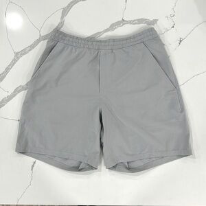 Lululemon Pace Breaker Linerless 7-inch inseam shorts; Seal Grey (medium)